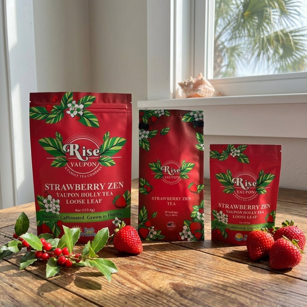 Strawberry Zen Yaupon Tea